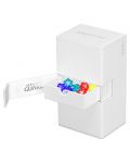 Kutija za kartice i dodatke Ultimate Guard Twin Flip`n`Tray XenoSkin - Monocolor White (200+ kom.) - 2t